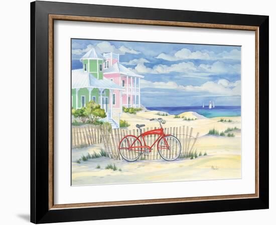 Beach Cruiser Cottage I-Paul Brent-Framed Art Print