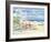 Beach Cruiser Cottage I-Paul Brent-Framed Art Print