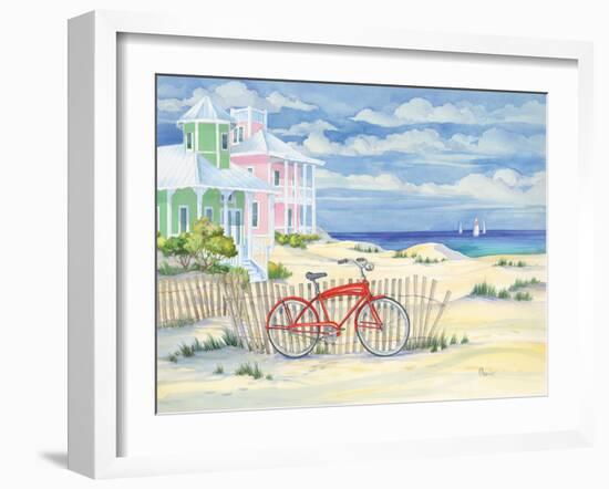 Beach Cruiser Cottage I-Paul Brent-Framed Art Print