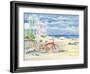 Beach Cruiser Cottage I-Paul Brent-Framed Art Print