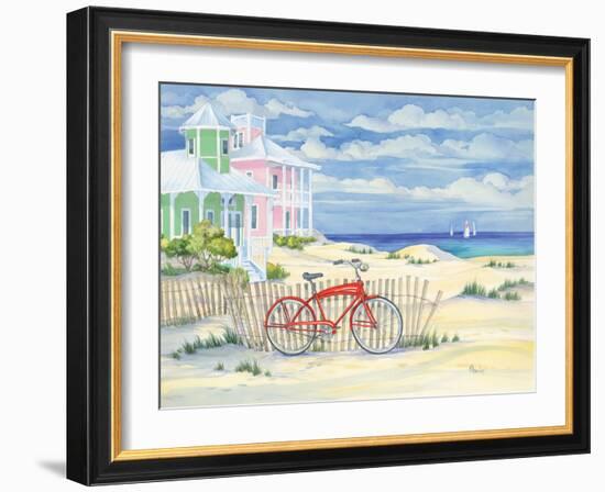 Beach Cruiser Cottage I-Paul Brent-Framed Art Print