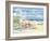 Beach Cruiser Cottage I-Paul Brent-Framed Premium Giclee Print