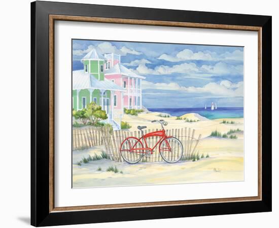 Beach Cruiser Cottage I-Paul Brent-Framed Premium Giclee Print