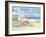Beach Cruiser Cottage I-Paul Brent-Framed Premium Giclee Print