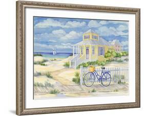 Beach Cruiser Cottage II-Paul Brent-Framed Art Print