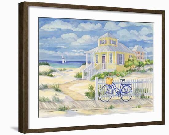 Beach Cruiser Cottage II-Paul Brent-Framed Art Print