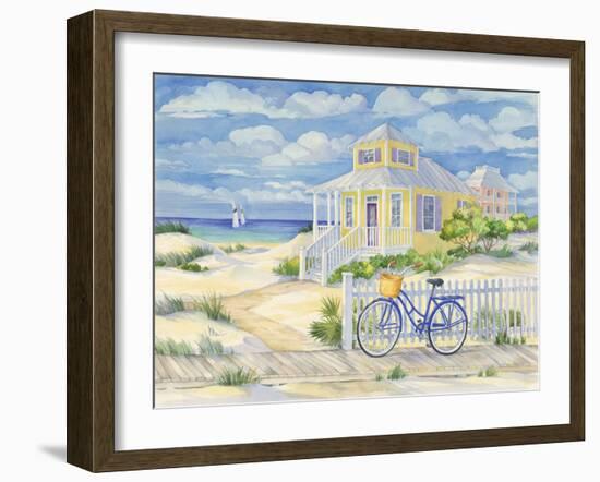 Beach Cruiser Cottage II-Paul Brent-Framed Premium Giclee Print