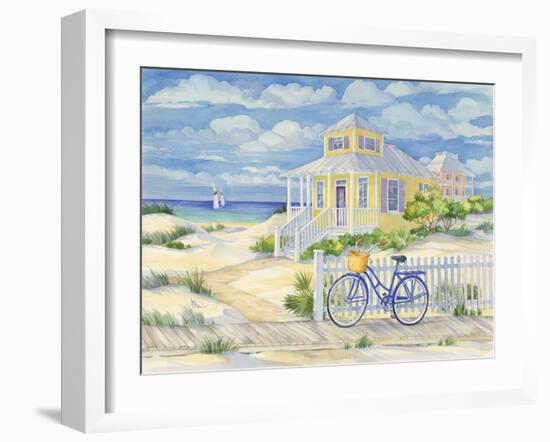 Beach Cruiser Cottage II-Paul Brent-Framed Premium Giclee Print