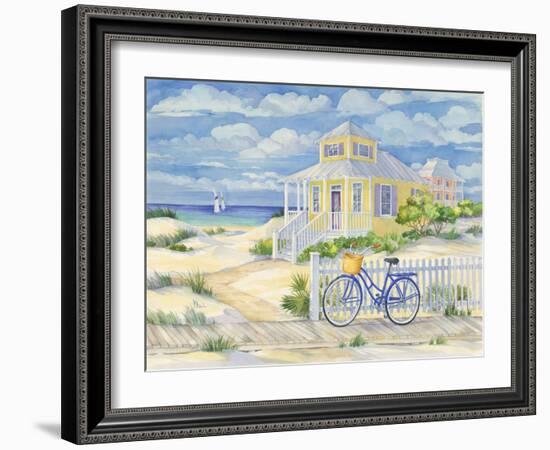 Beach Cruiser Cottage II-Paul Brent-Framed Premium Giclee Print