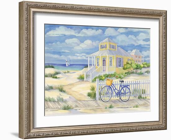 Beach Cruiser Cottage II-Paul Brent-Framed Art Print