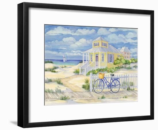 Beach Cruiser Cottage II-Paul Brent-Framed Art Print