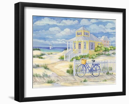 Beach Cruiser Cottage II-Paul Brent-Framed Art Print