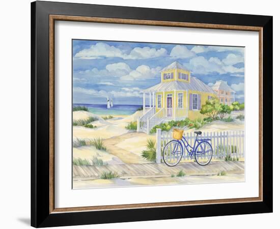 Beach Cruiser Cottage II-Paul Brent-Framed Art Print