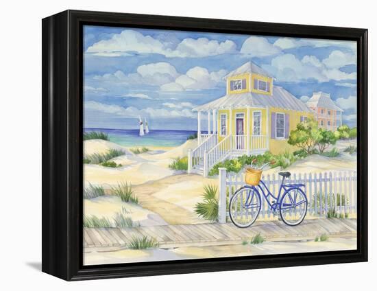 Beach Cruiser Cottage II-Paul Brent-Framed Stretched Canvas