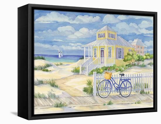 Beach Cruiser Cottage II-Paul Brent-Framed Stretched Canvas