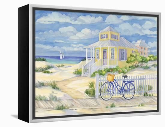 Beach Cruiser Cottage II-Paul Brent-Framed Stretched Canvas