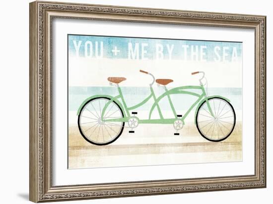 Beach Cruiser Tandem-Michael Mullan-Framed Art Print