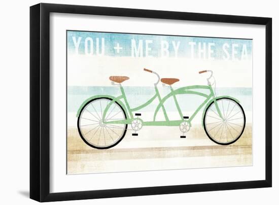 Beach Cruiser Tandem-Michael Mullan-Framed Art Print