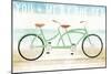 Beach Cruiser Tandem-Michael Mullan-Mounted Art Print