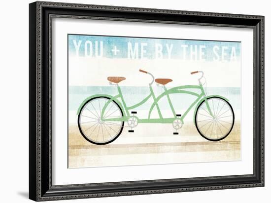 Beach Cruiser Tandem-Michael Mullan-Framed Art Print