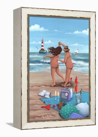 Beach Dance Variant 1-Peter Adderley-Framed Stretched Canvas