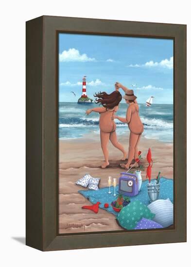 Beach Dance Variant 1-Peter Adderley-Framed Stretched Canvas