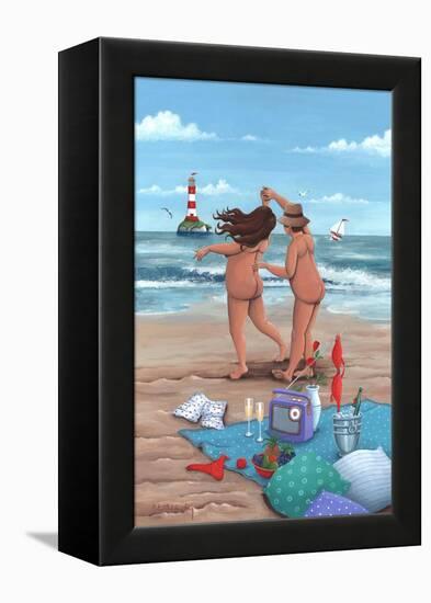 Beach Dance Variant 1-Peter Adderley-Framed Stretched Canvas