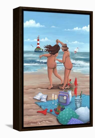 Beach Dance Variant 1-Peter Adderley-Framed Stretched Canvas