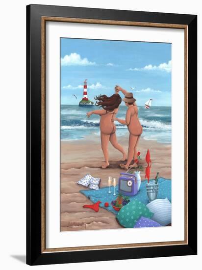 Beach Dance Variant 1-Peter Adderley-Framed Art Print