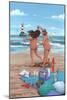 Beach Dance Variant 1-Peter Adderley-Mounted Art Print