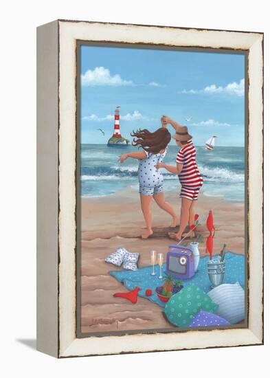 Beach Dance-Peter Adderley-Framed Stretched Canvas