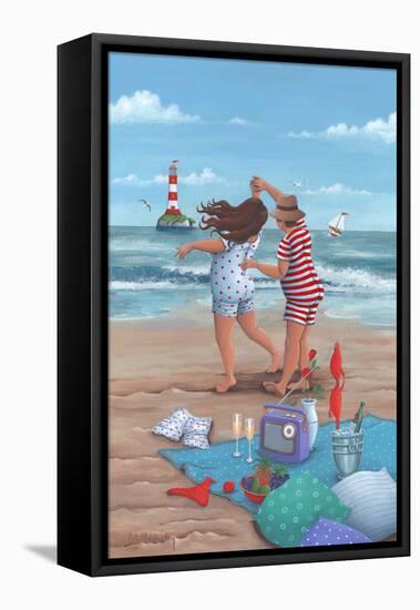 Beach Dance-Peter Adderley-Framed Stretched Canvas