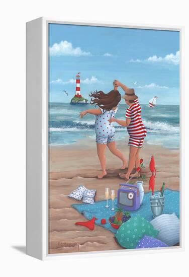 Beach Dance-Peter Adderley-Framed Stretched Canvas