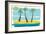 Beach Day Palms 1-Jan Weiss-Framed Art Print