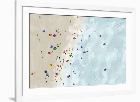 Beach Day - Waves-Kristine Hegre-Framed Giclee Print