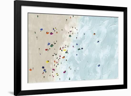 Beach Day - Waves-Kristine Hegre-Framed Giclee Print