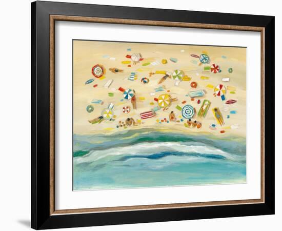 Beach Day-Silvia Vassileva-Framed Art Print