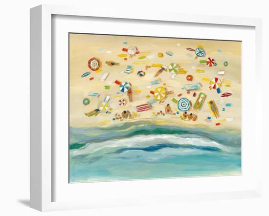 Beach Day-Silvia Vassileva-Framed Art Print