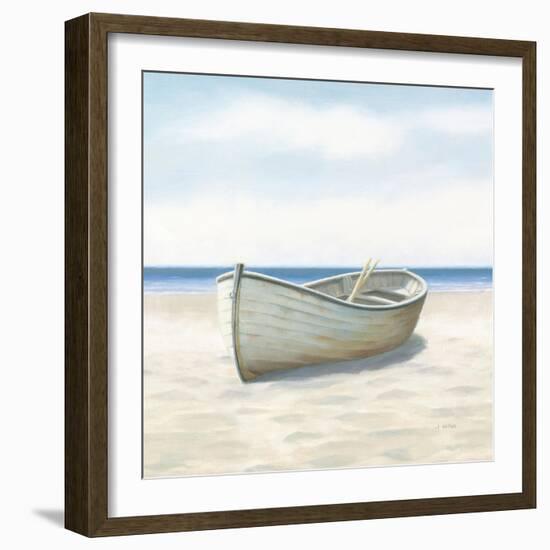 Beach Days I No Fence Flowers Crop-James Wiens-Framed Art Print