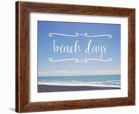 Beach Days-Susannah Tucker-Framed Art Print