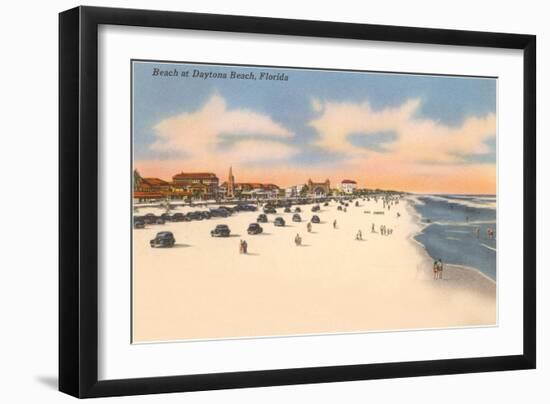 Beach, Daytona Beach, Florida-null-Framed Art Print