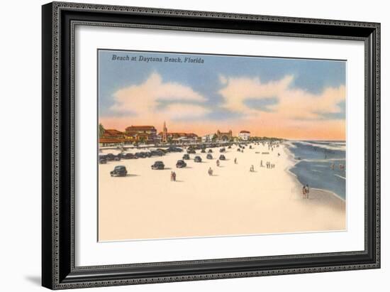 Beach, Daytona Beach, Florida-null-Framed Art Print