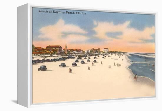 Beach, Daytona Beach, Florida-null-Framed Stretched Canvas