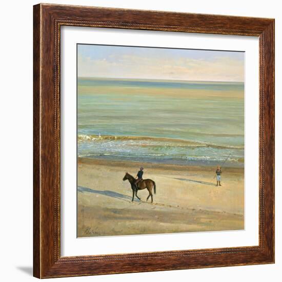 Beach Dialogue, Dunwich-Timothy Easton-Framed Giclee Print