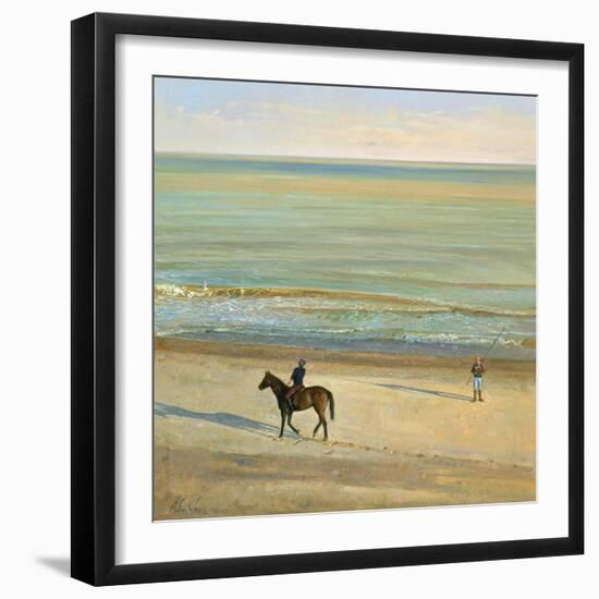 Beach Dialogue, Dunwich-Timothy Easton-Framed Giclee Print