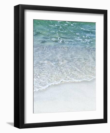 Beach Dreaming (Vertical)-Mary Lou Johnson-Framed Art Print