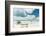 Beach Dunes, White Waves-Mary Lou Johnson-Framed Photo