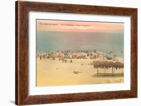 Beach, East Hampton, Long Island, New York-null-Framed Art Print