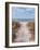 Beach Entry Path with Posts-Mary Lou Johnson-Framed Photo