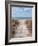 Beach Entry Path with Posts-Mary Lou Johnson-Framed Photo